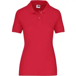 Ladies Boston Golf Shirt Red